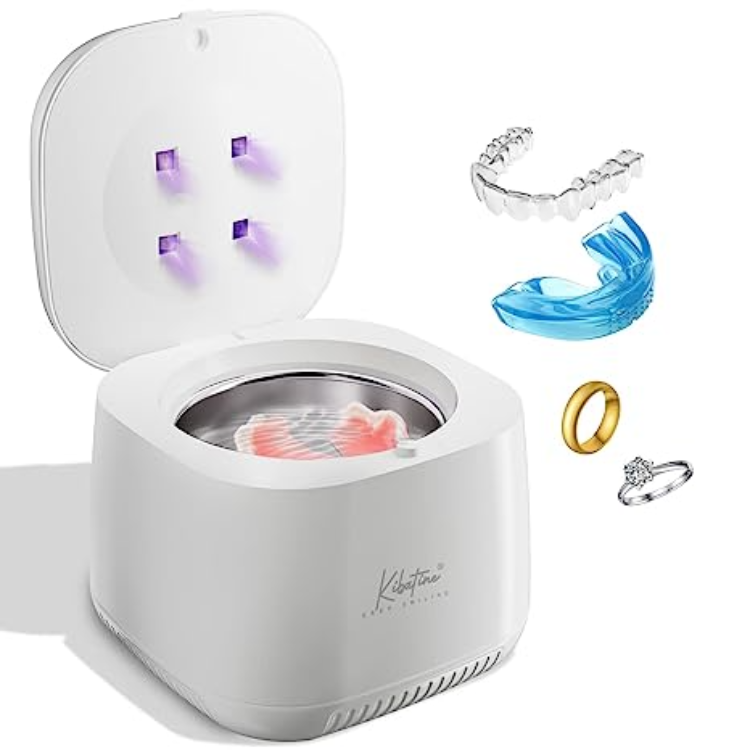 Ultrasonic Retainer Cleaner with UV Lamp